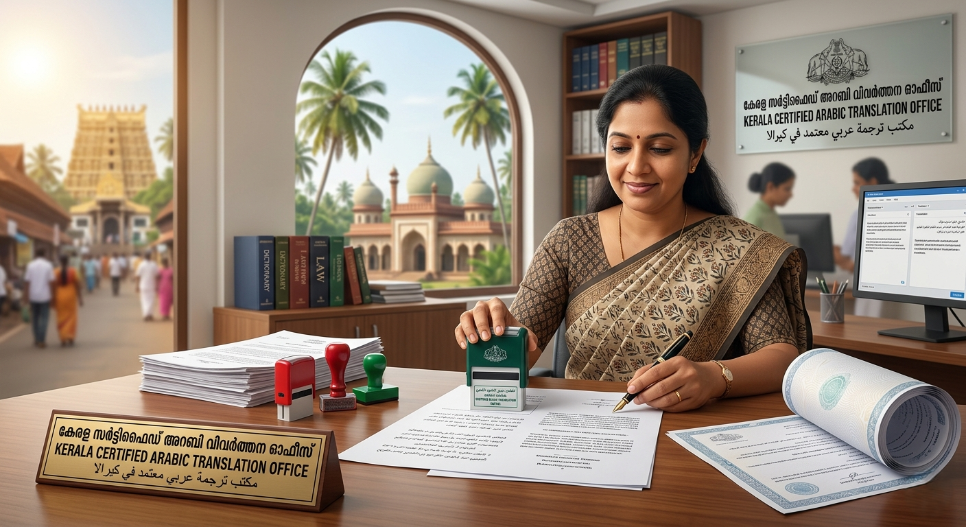 Certified Arabic Translation Services Kerala | MOFA Approved