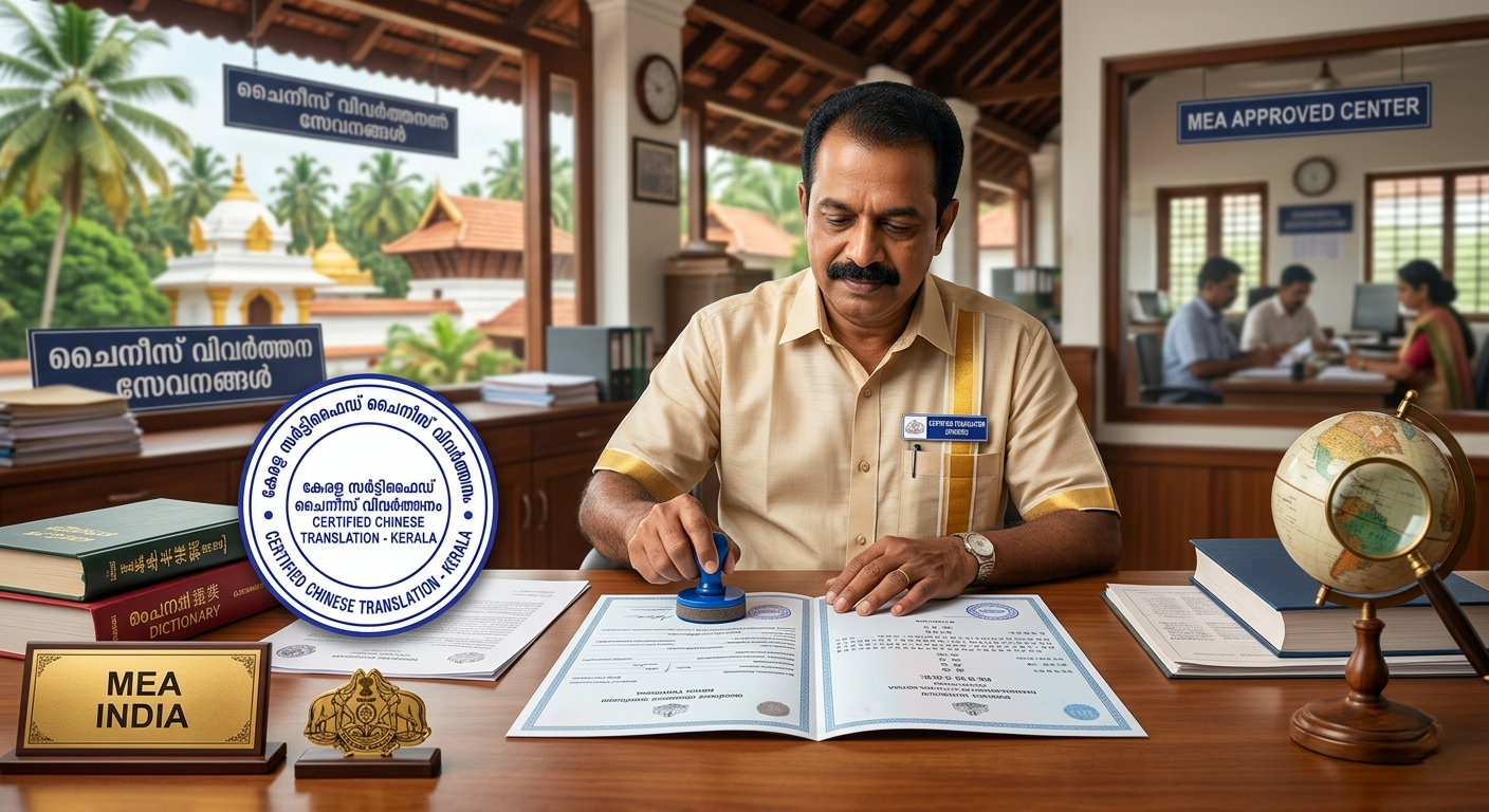 Certified Chinese Translator Kerala | Sworn Translation Services